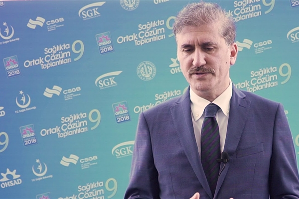 Ohsad Kurultayı 2018 - Sağlık Bakanlığı Müsteşarı Prof. Dr. Eyüp Gümüş
